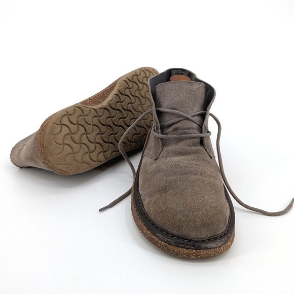 Birkenstock Dundee Suede Chukka Boots Taupe Cork Midsole Desert Men‎ Size 43 main image 6